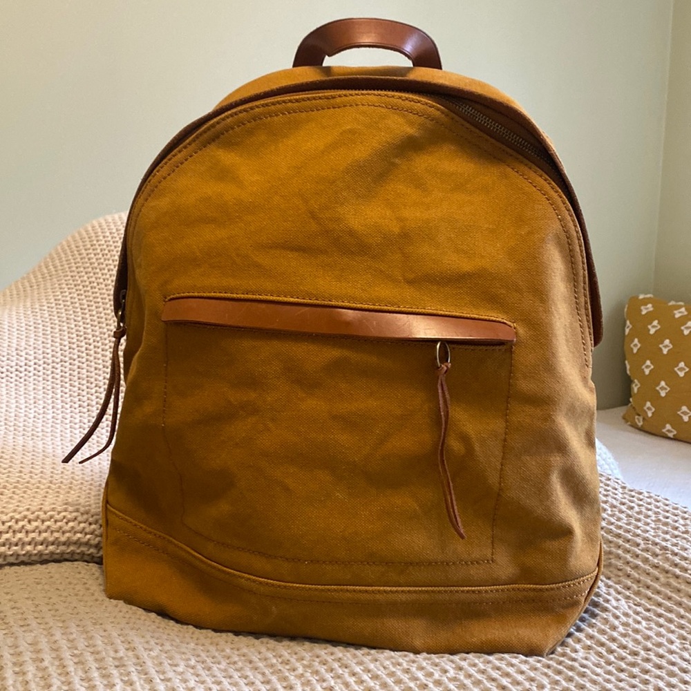 Madewell Canvas Bag Pack color Acorn